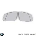 Стекло левого зеркала заднего вида BMW 51167186587