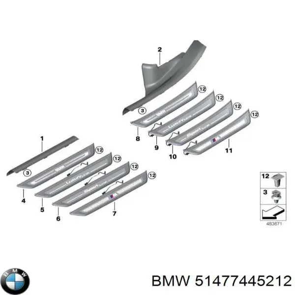  51477445212 BMW