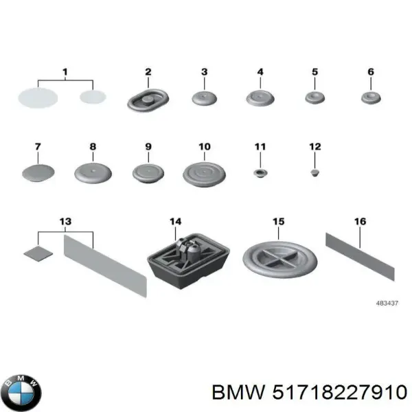 51718227910 BMW