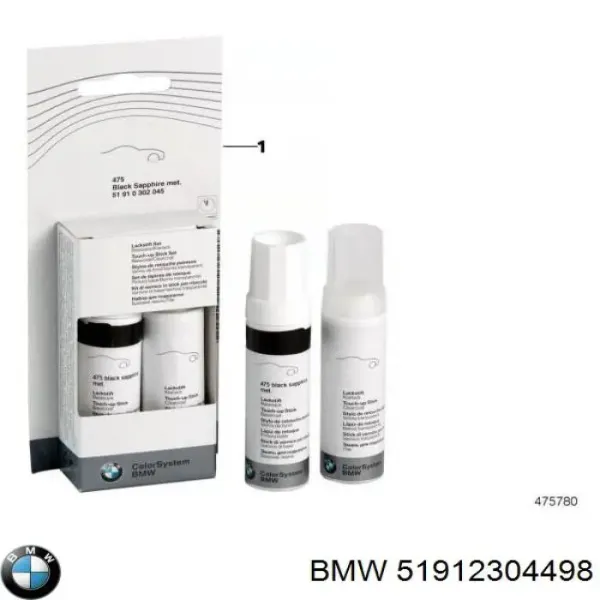 Подкраска (карандаш) 51912304498 BMW