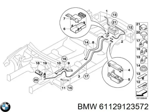 Аккумулятор 61129123572 BMW