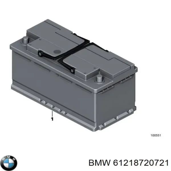 Аккумулятор 61218720721 BMW