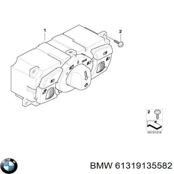  61319135582 BMW