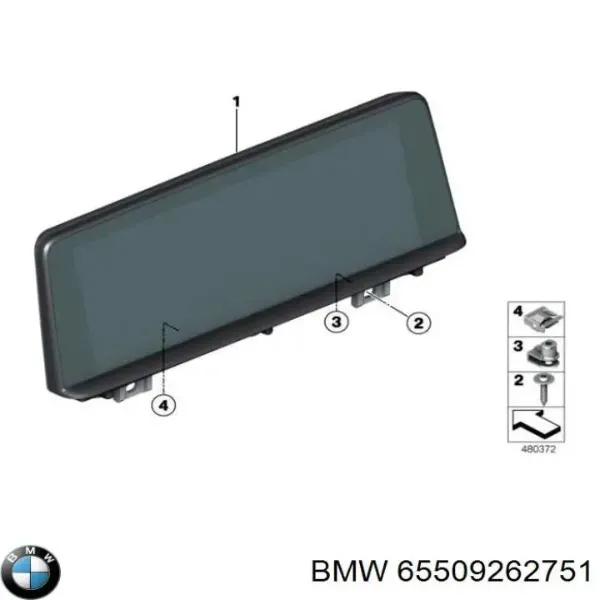 Дисплей многофункциональный 9262751 BMW
