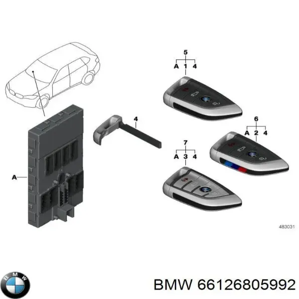  66126805992 BMW