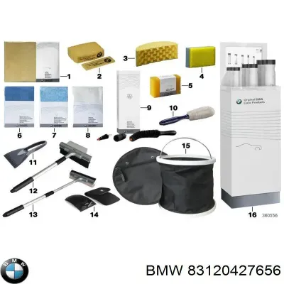 Губка для мойки BMW 83120427656