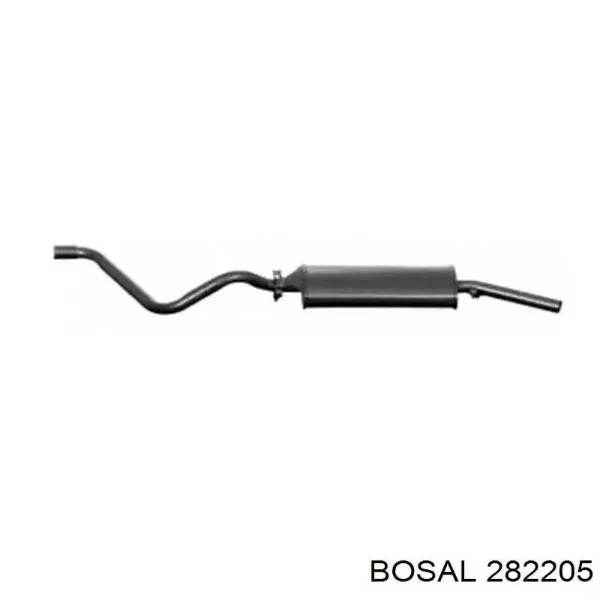 Глушитель задний FP7114G31 Polmostrow
