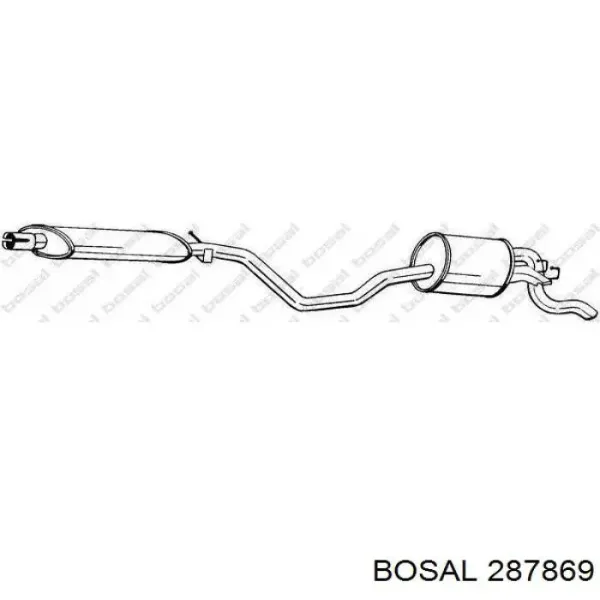 Глушитель задний 7407 Polmostrow