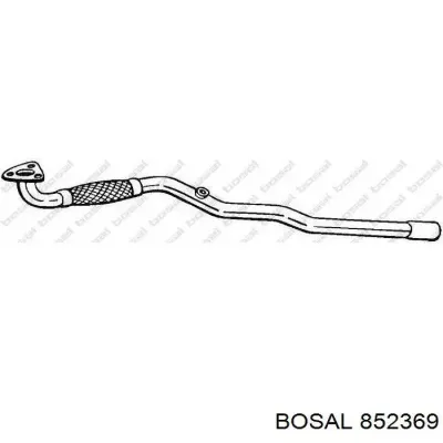 Глушитель, центральная часть BOSAL 852369