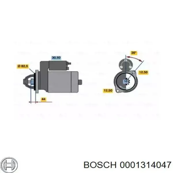Стартер 0001314047 MSG Rebuilding