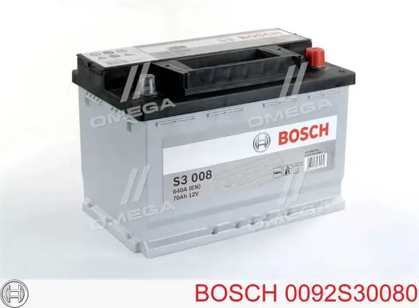 Аккумулятор 0092S30080 Bosch