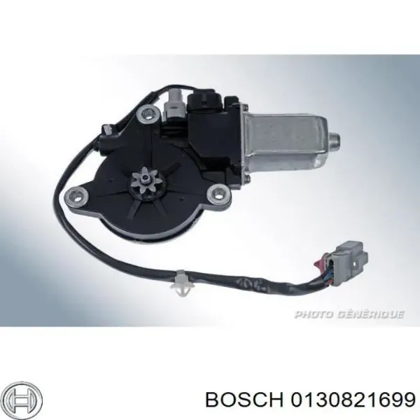 Мотор стеклоподъемника двери передней левой 0130821699 Bosch