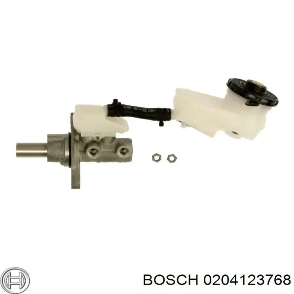 Главный тормозной цилиндр 0204123768 Bosch