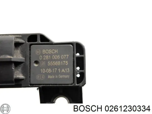 Датчик абсолютного давления 0261230334 Bosch