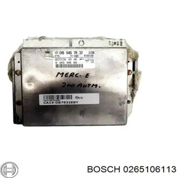 Блок управления контролем тяги (ETS) 0265106113 Bosch