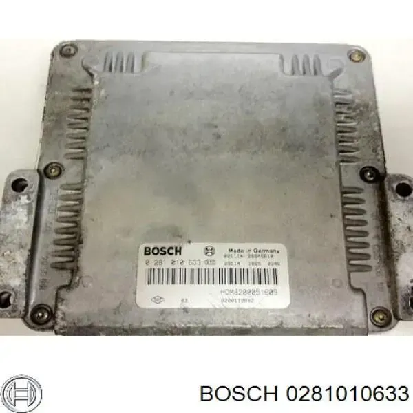 Блок управления двигателем 0281010633 Bosch