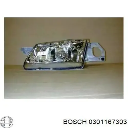 Левая фара 0301167303 Bosch
