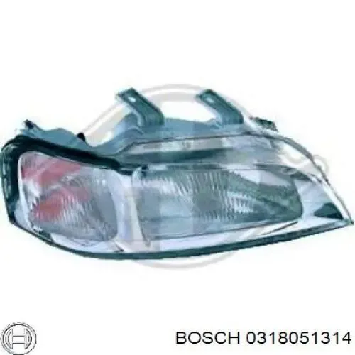 Правая фара 0318051314 Bosch