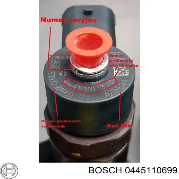 Топливные форсунки 0445110699 Bosch