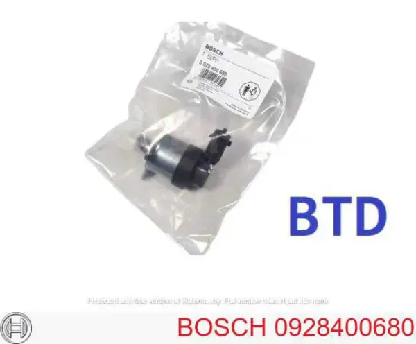 0928400680 Bosch Клапан регулировки давления (редукционный