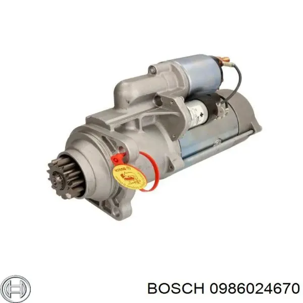 Стартер 0986024670 Bosch