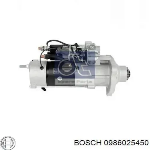 Стартер 0986025450 Bosch