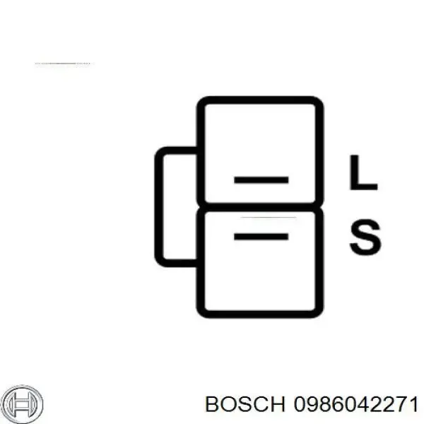 0986042271 Bosch Генератор автомобильный