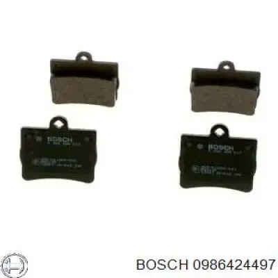 Задние тормозные колодки 0986424497 Bosch