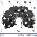 Мост диодный генератора BOSCH 1127319568 Мост диодный генератора BOSCH 1127319568