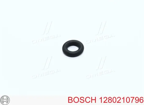 Кольцо (шайба) форсунки инжектора посадочное 1280210796 Bosch