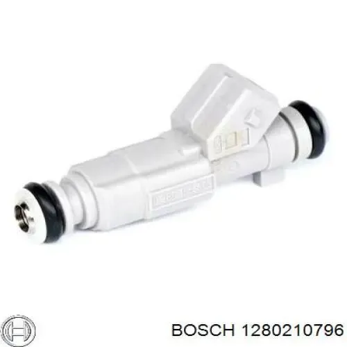 Кольцо (шайба) форсунки инжектора посадочное 1280210796 Bosch