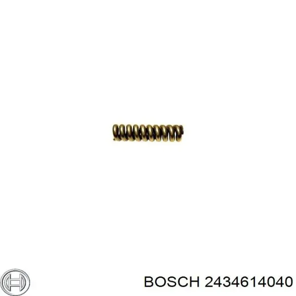 Пружина задних барабанных тормозных колодок 2434614040 Bosch