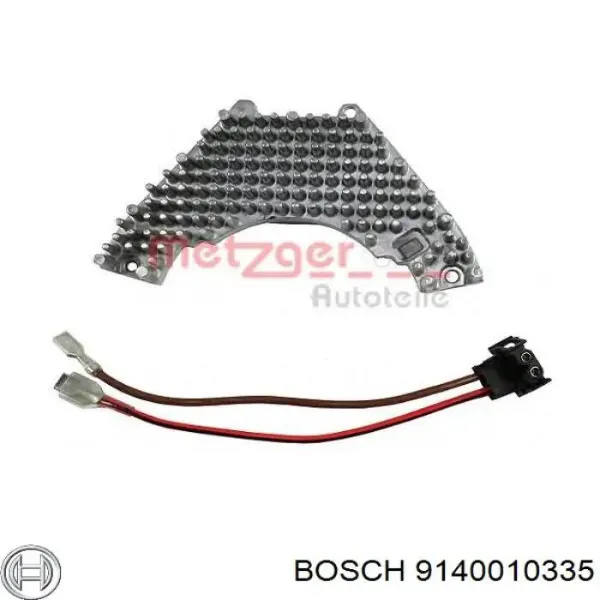 Резистор печки 9140010335 Bosch