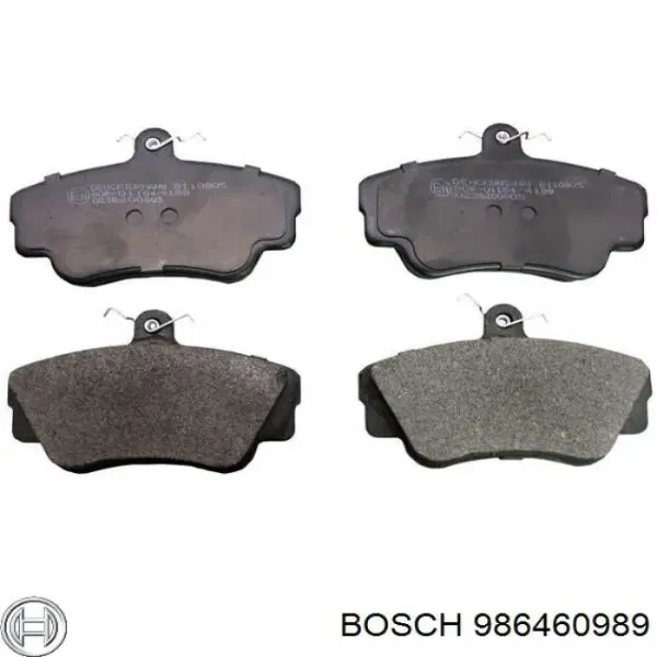 Передние тормозные колодки 986460989 Bosch