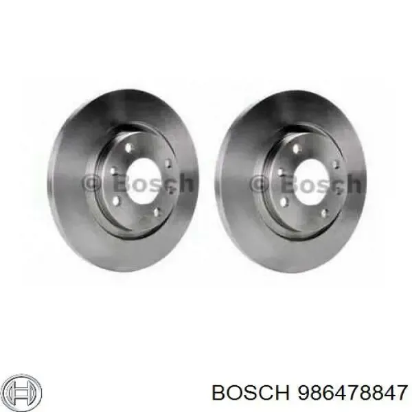 Передние тормозные диски 986478847 Bosch