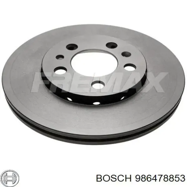 Передние тормозные диски 986478853 Bosch