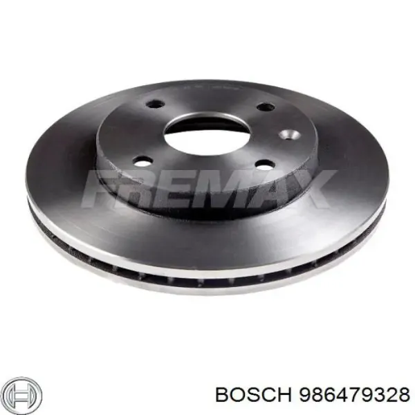 Передние тормозные диски 986479328 Bosch