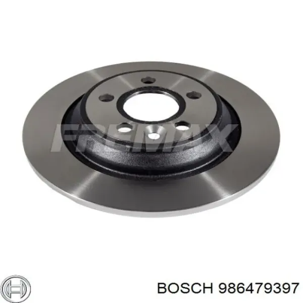 Тормозные диски 986479397 Bosch