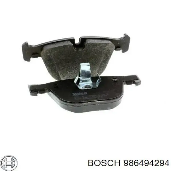 Задние тормозные колодки 986494294 Bosch