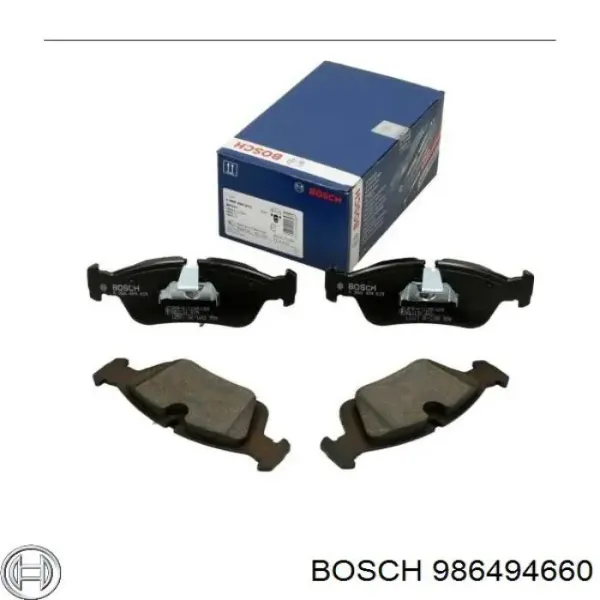 Купить 986494660 Bosch Колодки тормозные