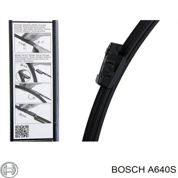 Щетки стеклоочистителя A640S Bosch