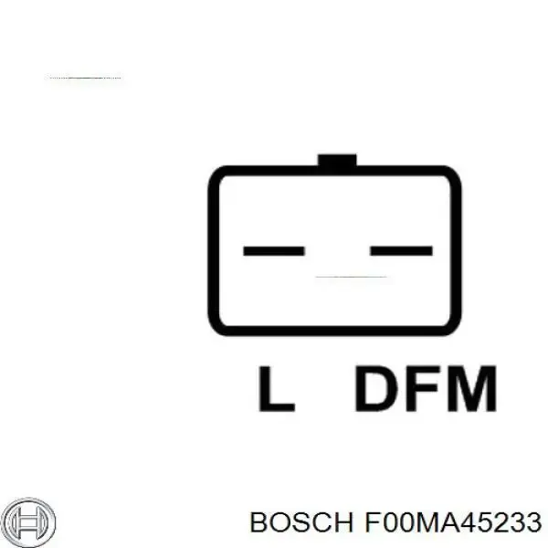 Реле генератора F00MA45233 Bosch
