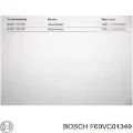 Клапан форсунки BOSCH F00VC01349
