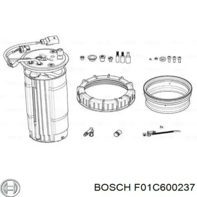 Блок подогрева топлива BOSCH F01C600237