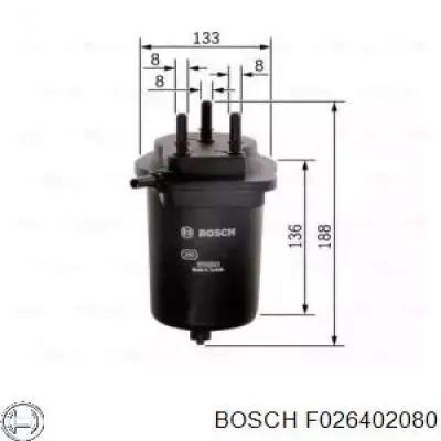 Топливный фильтр F026402080 Bosch