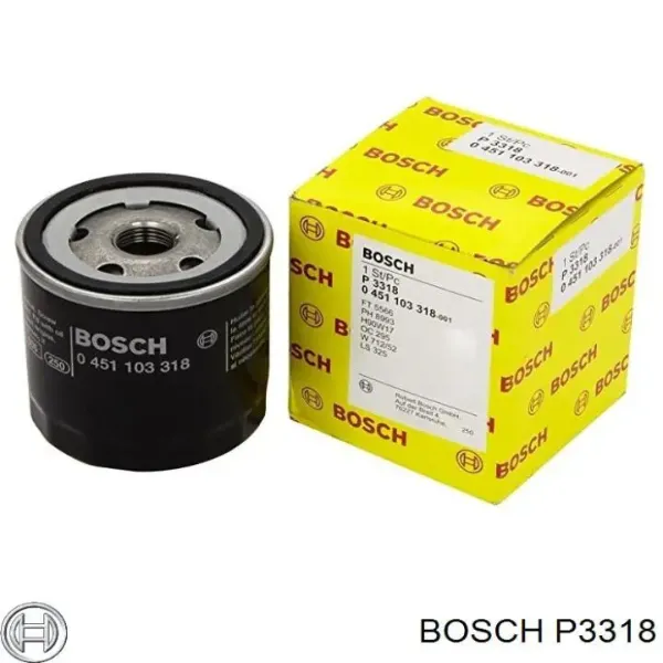 Масляный фильтр P3318 Bosch