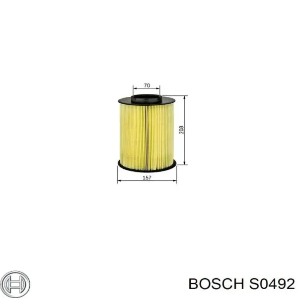 Воздушный фильтр S0492 Bosch