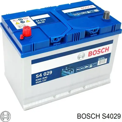 Автоаккумулятор Бош 95 А/ч 12 В (S4029)