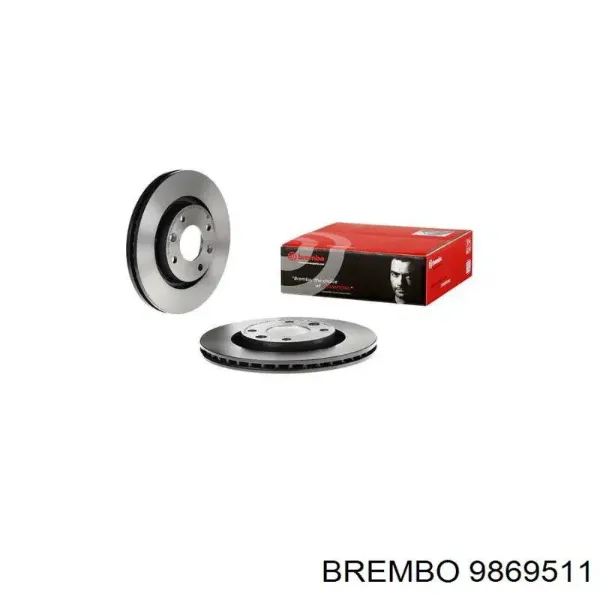 Передние тормозные диски 9869511 Brembo