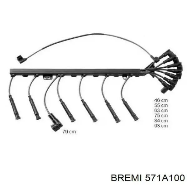 Высоковольтные провода 571A100 Bremi